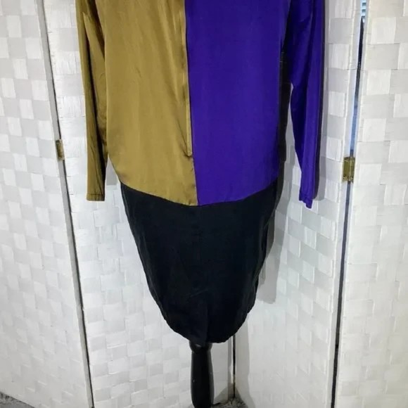 Donating June 1st Retro Mary Jo Bruno silk mini dress size 4 - Picture 7 of 10